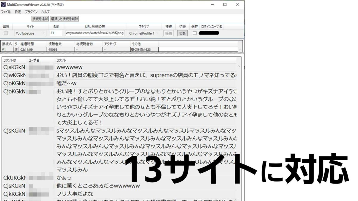 全13配信サイト対応のコメビュの決定版 Multicommentviewer オタク総研 With It