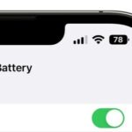 iOS16ベータ版でバッテリー残量％が常時表示可能に