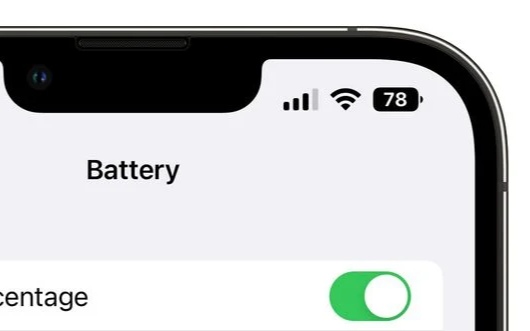 iOS16ベータ版でバッテリー残量％が常時表示可能に
