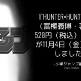 【速報】『HUNTER×HUNTER』4年ぶりの新刊・37巻が11月4日発売