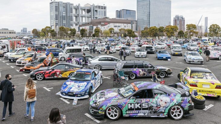 全国の痛車1,000台とコスプレイヤーがお台場に集結「お台場痛車天国2023」は26日(日)開催：AnimeJapanの会場からも近い！