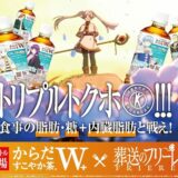 「食の葛藤と戦うすべての冒険者へ」葬送のフリーレン×からだすこやか茶Ｗがコラボ！限定ボトルが10月から流通開始