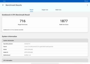 検証：Geekbench 6