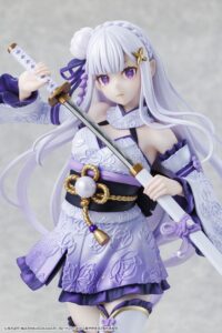 『リゼロ』のエミリアが“戦装束”でフィギュア化！刀を抜く姿と決意秘める表情で緊張感を演出