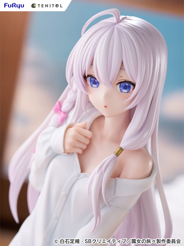 『魔女の旅々』イレイナがシャツ姿でフィギュア化!お手頃価格でも30cmのビッグサイズで再現