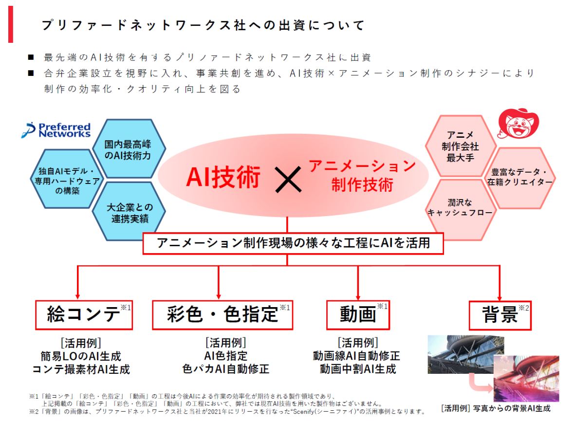 アニメ制作にAI活用方針　東映アニメが具体例を提示、海外では賛否も【更新】
