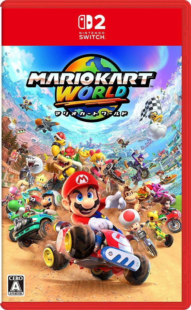 【Switch 2】いつの間にか発売間近…楽天ブックスがソフト予約数ランキングを公開　首位はもちろんマリオカート