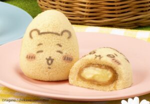 ちいかわ×東京ばな奈、東京駅で販売へ…今度は約1ヶ月と長期開催！限定焼き柄のバナナプリンケーキ