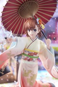 『とある科学の超電磁砲』御坂美琴の“振袖ver.”フィギュアが美しい！浮世絵になった限定イラストを立体化
