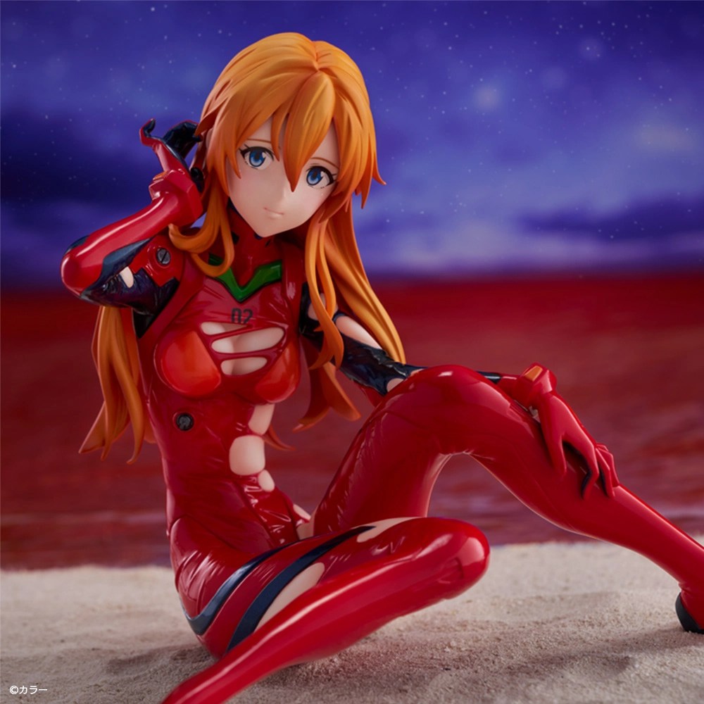 『エヴァンゲリオン』アスカが座り姿でフィギュア化!シンジ再会シーンの心情を表現