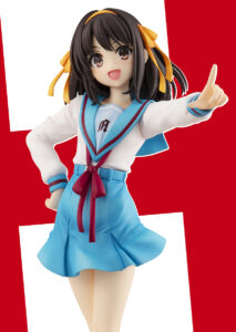 『涼宮ハルヒ』原作版フィギュアが再販登場！お馴染みの姿と「往年の指差しポーズ」も楽しめる換装仕様