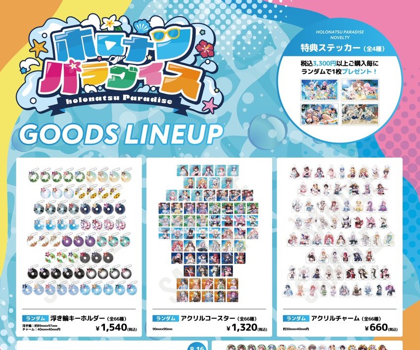 グッズのランダム商法、消費者の本音は?ホロライブの“全66種類”騒動で改めて是非問われる