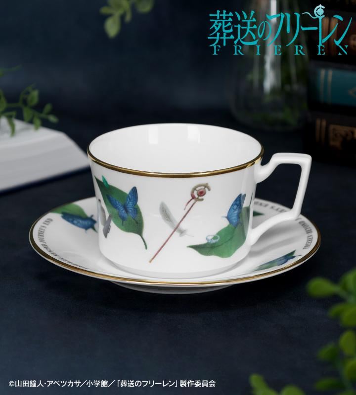 『フリーレン』仕様の高級カップ＆ソーサーが登場　ノリタケとのコラボで名シーンを再現