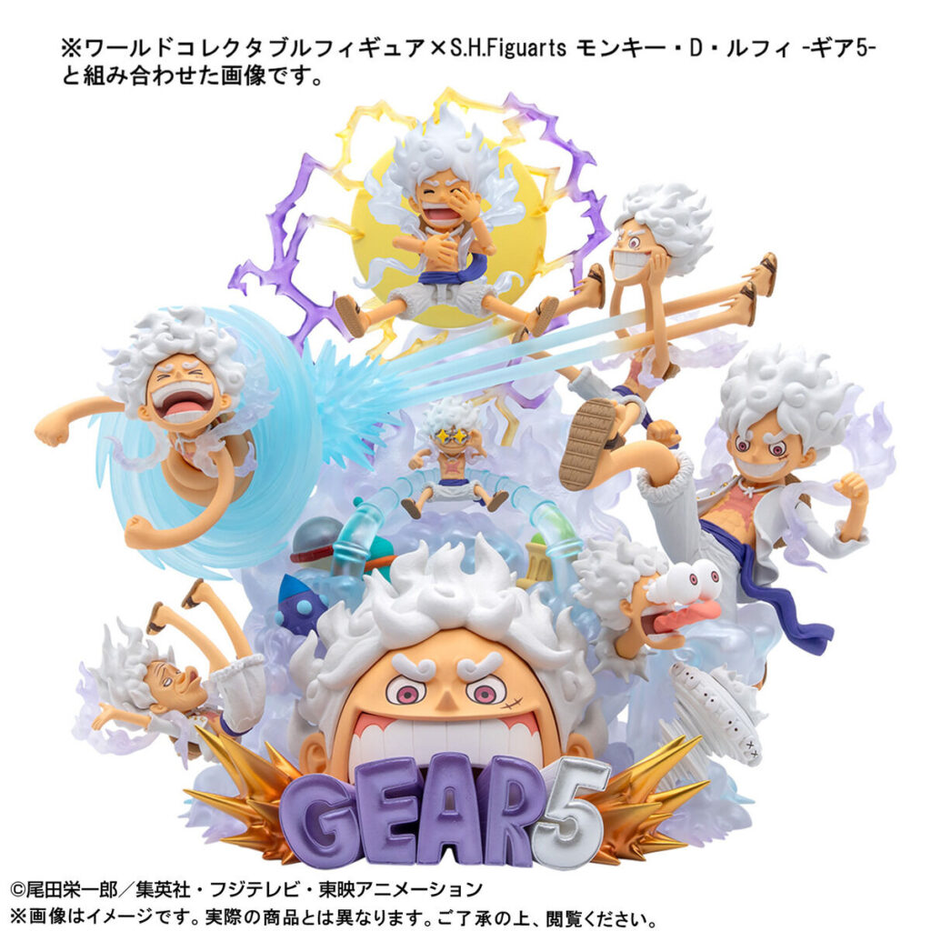 『ワンピース』ギア5の“最強版”ジオラマフィギュアが誕生！全可動フィギュアと一緒に飾れる豪華仕様に