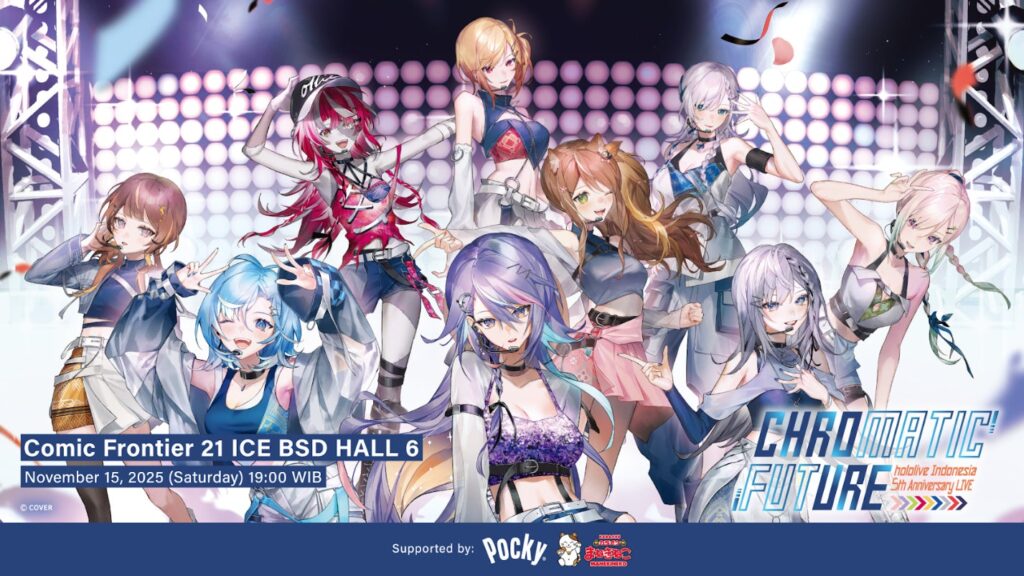 ホロライブ、インドネシア部門で初の現地ライブ開催決定！5周年記念に11月開催
