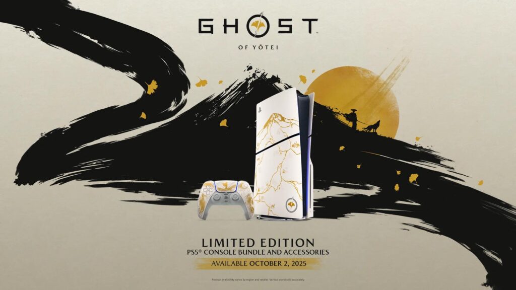 「Ghost of Yōtei」仕様の限定PS5本体、9月4日予約開始！ソフト付で8.7万円、カバー単体も販売