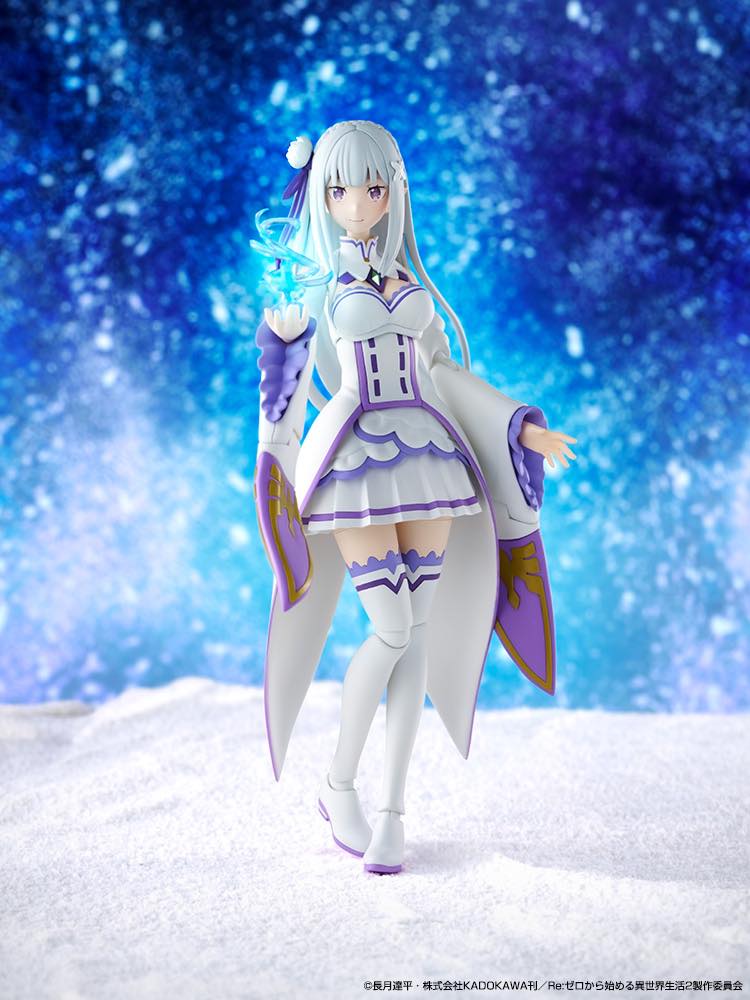 「リゼロ」エミリアがプラモに！豪華付属パーツで色んな表情を再現できる…DX版には特別衣装も