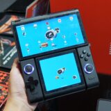 【TGS】Switch風↔DS風に変身できる？変態ゲーム機「ONEXSUGAR」を発見　Android搭載で用途自在