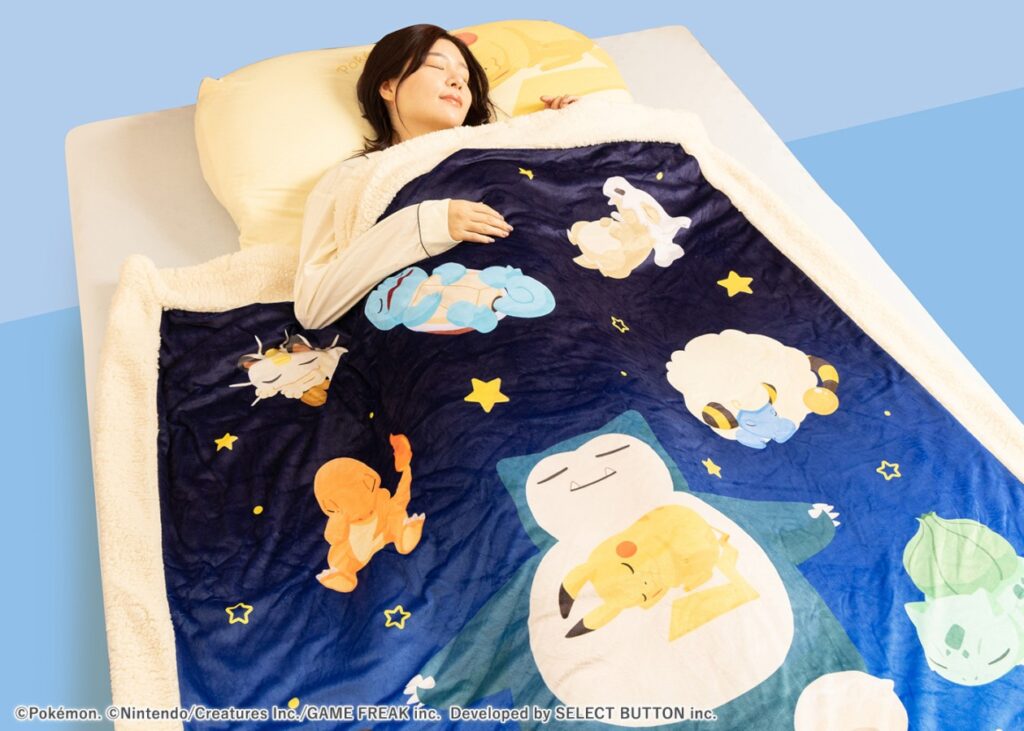老舗寝具メーカーから『ポケモン』コラボ第2弾!好評受けて「カビゴンのうでまくら」など全13種登場