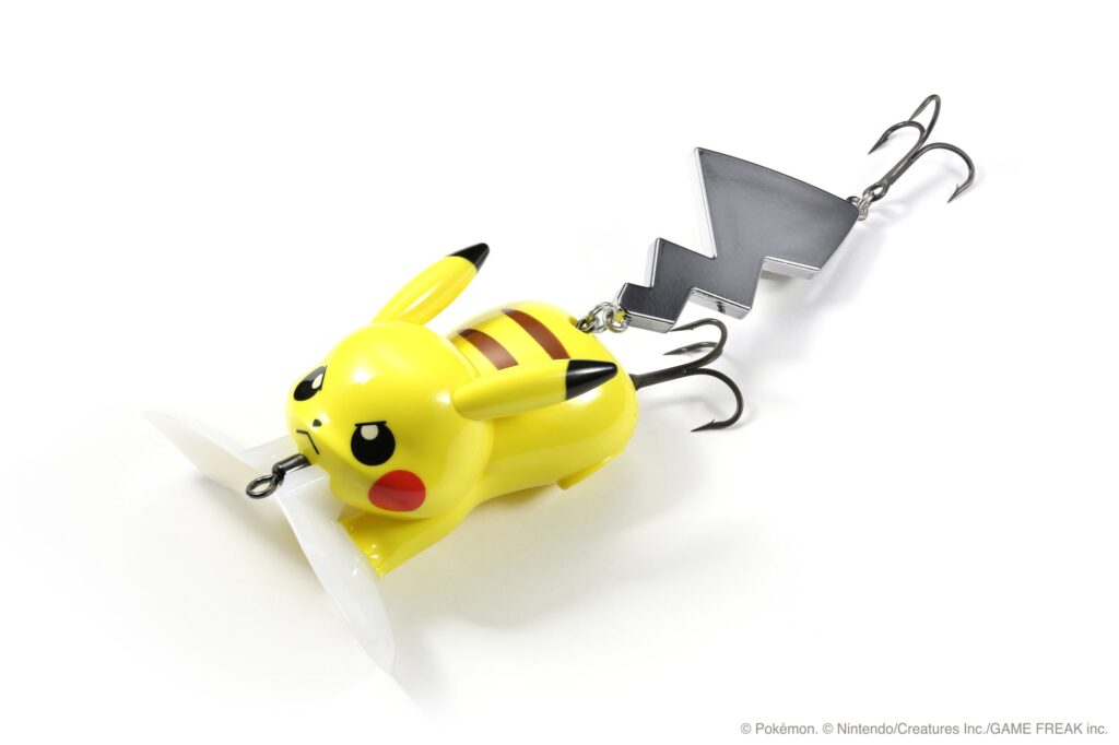ピカチュウ風釣り具に“アイアンテール”ルアーが登場!メタリックパーツで魚を誘う
